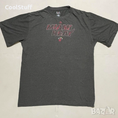 Мъжка Тениска Majestic NBA Miami Heat Размер XXL, снимка 2 - Тениски - 54127768