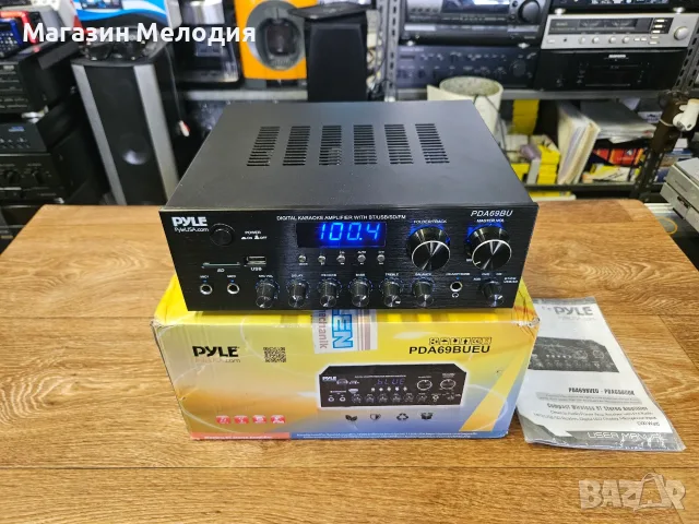 Ресивър Pyle PDA69BUEU – Система с Bluetooth, USB и FM, снимка 3 - Ресийвъри, усилватели, смесителни пултове - 55428870