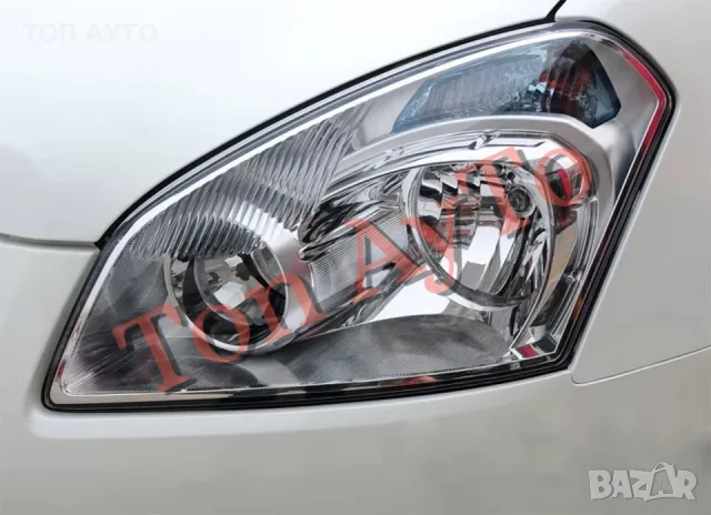 Стъкла Капаци Нисан Кашкай Qashqai Nissan 2007 - 2010 Комплект Стъкла Фарове Капаци, снимка 11 - Аксесоари и консумативи - 55576139