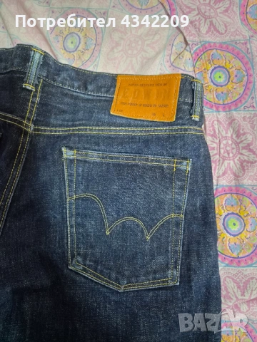 японски Selvage Denim Edwin E-STANDARD, снимка 3 - Дънки - 54664250