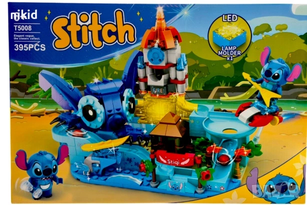 Stitch Стич 395 части конструктор лего строител