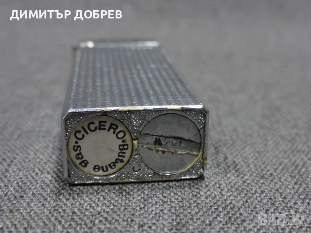 СТАРА РЕТРО ГАЗОВА ЗАПАЛКА CICERO BUTANE GAS, снимка 6 - Антикварни и старинни предмети - 55273425