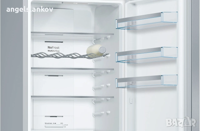 Хладилник BOSCH KGN397LEQ/01 Серия 4, снимка 3 - Хладилници - 54715319