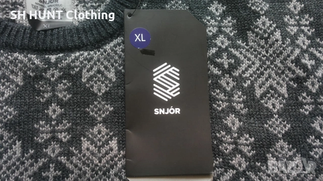 SNJOR Sweater 50% Wool размер L / XL блуза 50% Вълна - 2530, снимка 7 - Пуловери - 54167110