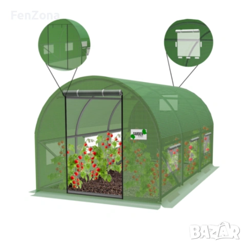 Градиснка оранжерия New Solution - отлична защита за вашите култури 3 х 2 х 2м.3-сегментна конструкц, снимка 2 - Оранжерии - 54051471
