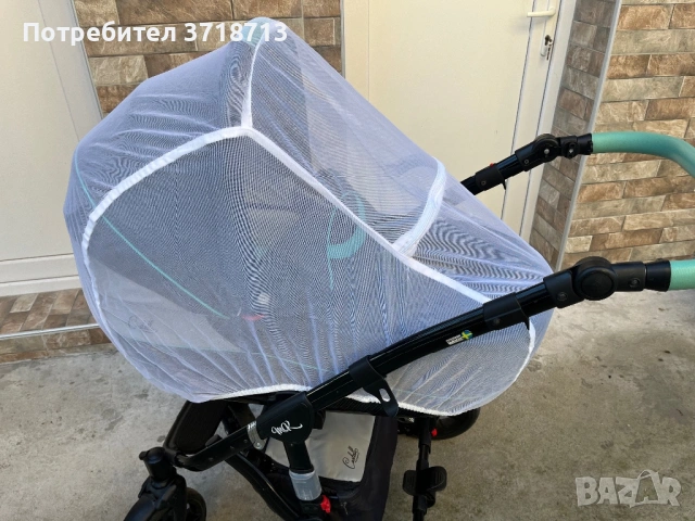 Количка Milu Kids бебешка количка 2в1, снимка 6 - Детски колички - 54660492
