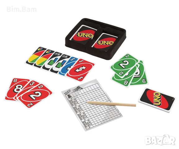 Карти за игра UNO Deluxe / Mattel / Делукс, снимка 2 - Игри и пъзели - 55379864