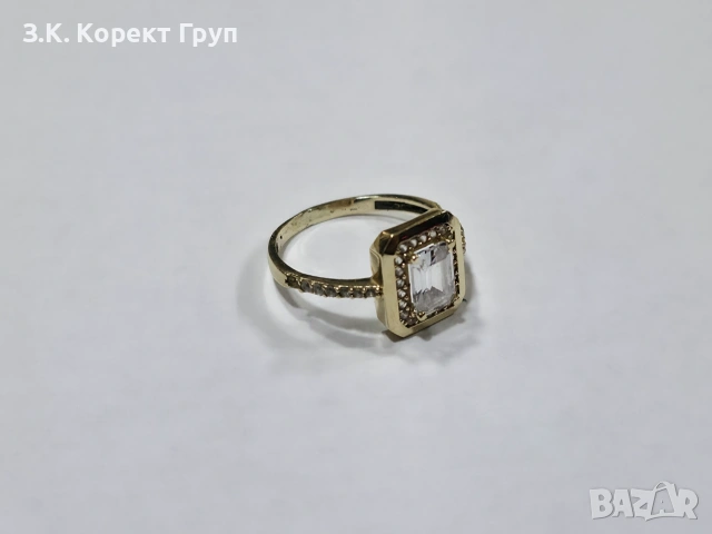 Дамски златен пръстен 14К 585 / 2.17 гр, снимка 4 - Пръстени - 55194735