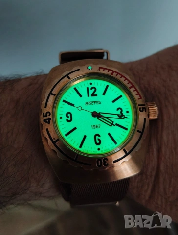 Нов Vostok amphibia 1967 Bronze automatic, 200м