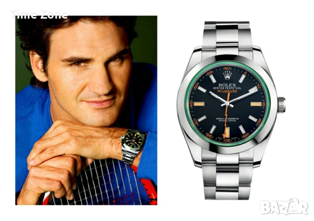 Rolex Milgauss 40mm Steel Black Dial Automatic 116400 Мъжки/ Унисекс, снимка 11 - Мъжки - 54047652