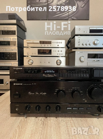 Сет на PIONEER A-717 + F-717 !, снимка 4 - Ресийвъри, усилватели, смесителни пултове - 54773340