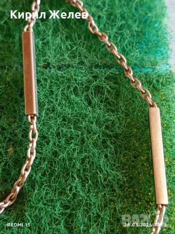 Сребърен синджир красива плетка стилен дизайн 51770, снимка 6 - Колиета, медальони, синджири - 54006068