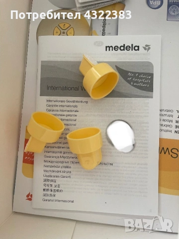 Medela Swing електрическа помпа за кърма – напълно изправна, с кутия и аксесоари, снимка 7 - Помпи за кърма - 54842870