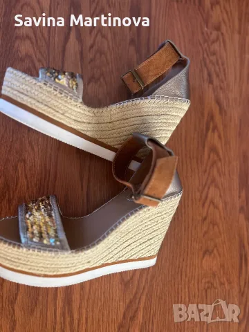 See by Chloe сандали на платформа 38 номер, 24 см, снимка 2 - Сандали - 55412478