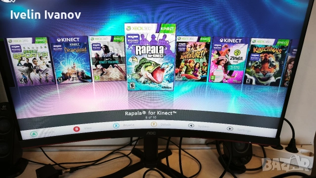 Xbox 360s с Kinect 3 контролера и SSD, снимка 8 - Xbox конзоли - 54357619