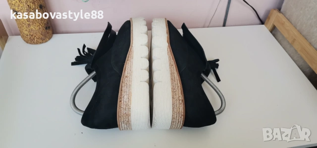 Обувки Laura Bellariva 38 н. Естествен велур , снимка 7 - Дамски ежедневни обувки - 54137799