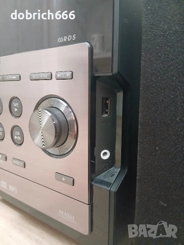 Аудио уредба Panasonic SA-PM46 USB CD FM Aux флашка с тонколони, снимка 6 - Аудиосистеми - 55071958