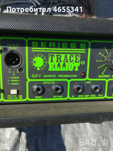 Продавам легендарен бас предусилвател Trace Elliot Series 6 GP7 – Made in England, снимка 3 - Аудиосистеми - 54573558