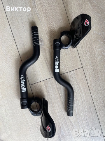 Аеро барове Cinelli Heroes, пълен комплект, снимка 3 - Части за велосипеди - 54972331