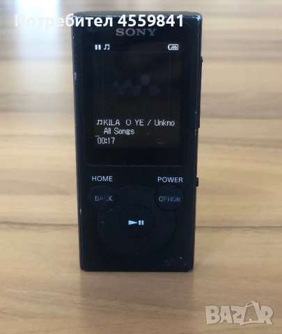 Sony MP3 Плейър NW394-L Работещ Черен 