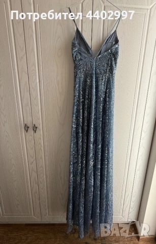 Официална дълга рокля с пайети, снимка 4 - Рокли - 54273927