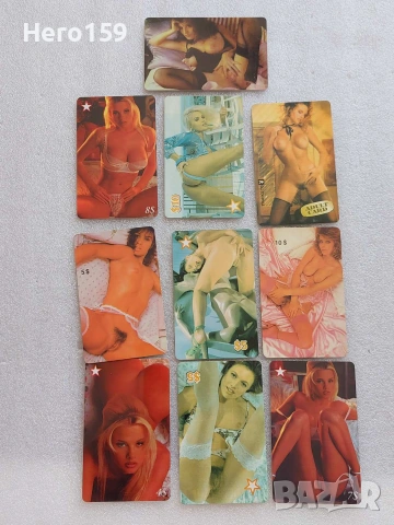 Много редки еротични телефонни карти от 90 години/erotic phone cards/, снимка 7 - Други - 55089304