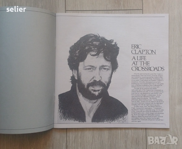 Eric Clapton ‎– Crossroads BOX SET от 6 плочи+книжка + INSERT + статия от вестник Издание 1988г Съст, снимка 3 - Грамофонни плочи - 54598228