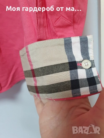 Риза нежна Burberry. р42 ., снимка 4 - Ризи - 54313674