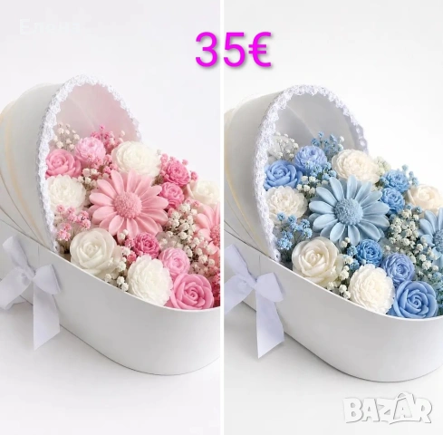 вечни букети, снимка 18 - Декорация за дома - 53217870