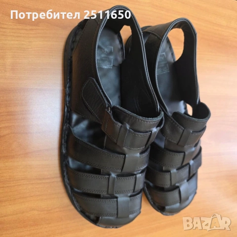 Продавам мъжки кожени сандали