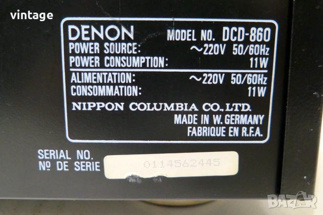 Denon DCD-860_45, снимка 8 - Други - 54098475
