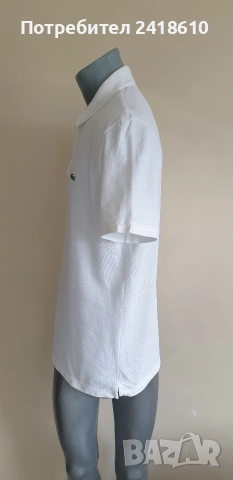 Lacoste Pique Cotton Slim Fit  Mens Size 6 - XL  НОВО! ОРИГИНАЛ! Мъжка Тениска!, снимка 4 - Тениски - 54356114