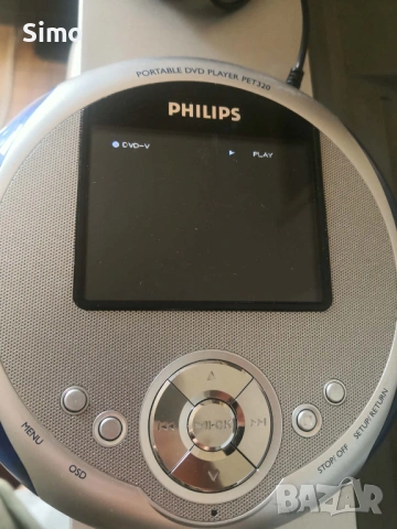 Уникален DVD плеър Philips pet 320, снимка 2 - Плейъри, домашно кино, прожектори - 54165339