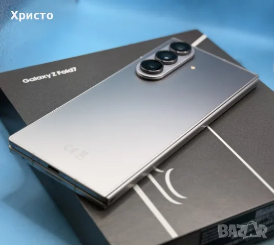 ГАРАНЦИОНЕН!!! Samsung Galaxy Z Fold7, 12GB RAM, 256GB, 5G, Silver Shadow + подарък 45W зарядно, снимка 6 - Samsung - 55469927
