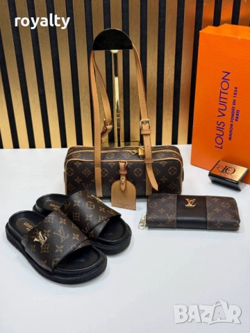 Louis Vuitton Нов Дамски Комплект Различни Цветове Луи Витон , снимка 3 - Чанти - 54649227