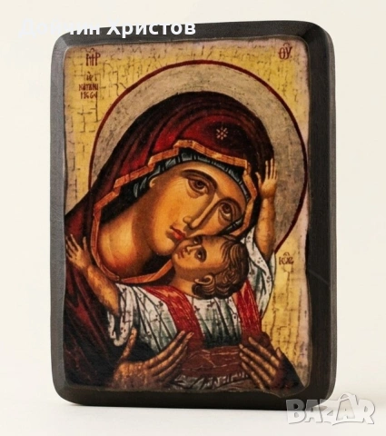 Богородица с младенеца , снимка 2 - Икони - 54733464