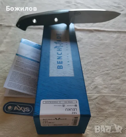 Ловен / Аутдор нож Benchmade 162 Bushcrafter – Full-Tang, S30V Чисто нов,не ползван, снимка 9 - Ножове - 55477448