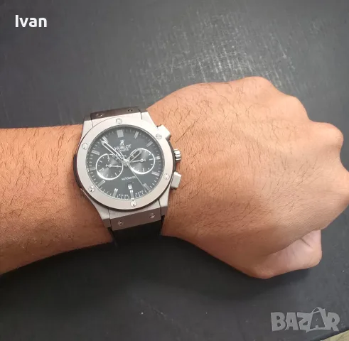 Hublot мъжки часовник автоматик, снимка 12 - Луксозни - 55509643
