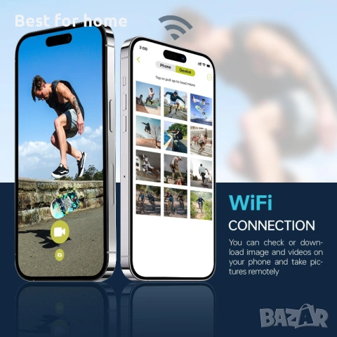 4K цифров фотоапарат, 56MP широкоъгълна камера + макро обектив, 18X цифрово увеличение с WiFi , снимка 4 - Камери - 54131972