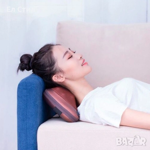 Портативна възглавница масажор за шиацу масаж, снимка 4 - Масажори - 54001967