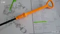 027115611C**NEU**VAG**МАСЛОМЕРНА ЩЕКА ЗА ДВИГАТЕЛ**, снимка 4
