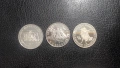 3 броя Сребърни монети , снимка 1