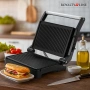 Тостер грил Royalty Line RL-PM1000 - Компактен грил и сандвич преса 2 в 1, снимка 6