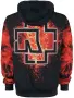Яке ветровка оригинално пламъци "Lava Logo" Windbreaker black-red by Rammstein , снимка 3
