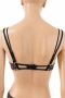 Hunkemöller сутиен 75B с черна дантела и леопардов сатенен принт, снимка 4