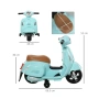 Детски електрически мотоциклет Homcom, модел Vespa, 18-36 месеца, снимка 2