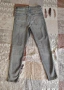 Нови дънки Zara. Размер EUR 44. Сиви., снимка 5