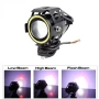 LED прожектор за мотоциклет U7 Angel Eyes 15W 3000lm 12-85V – Универсален фар за мотор, ATV 10116, снимка 7