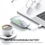 Безжична мишка inphic M1P Ultra Slim 2.4G с акумулаторна батерия и тих клик, снимка 3