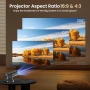 Нов мини смарт Преносим проектор 200 инча Android WiFi Bluetooth HDMI, снимка 4
